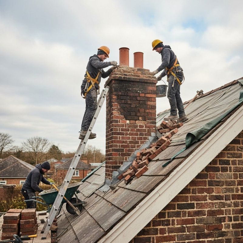 Local Chimney Liner Repair pros at work